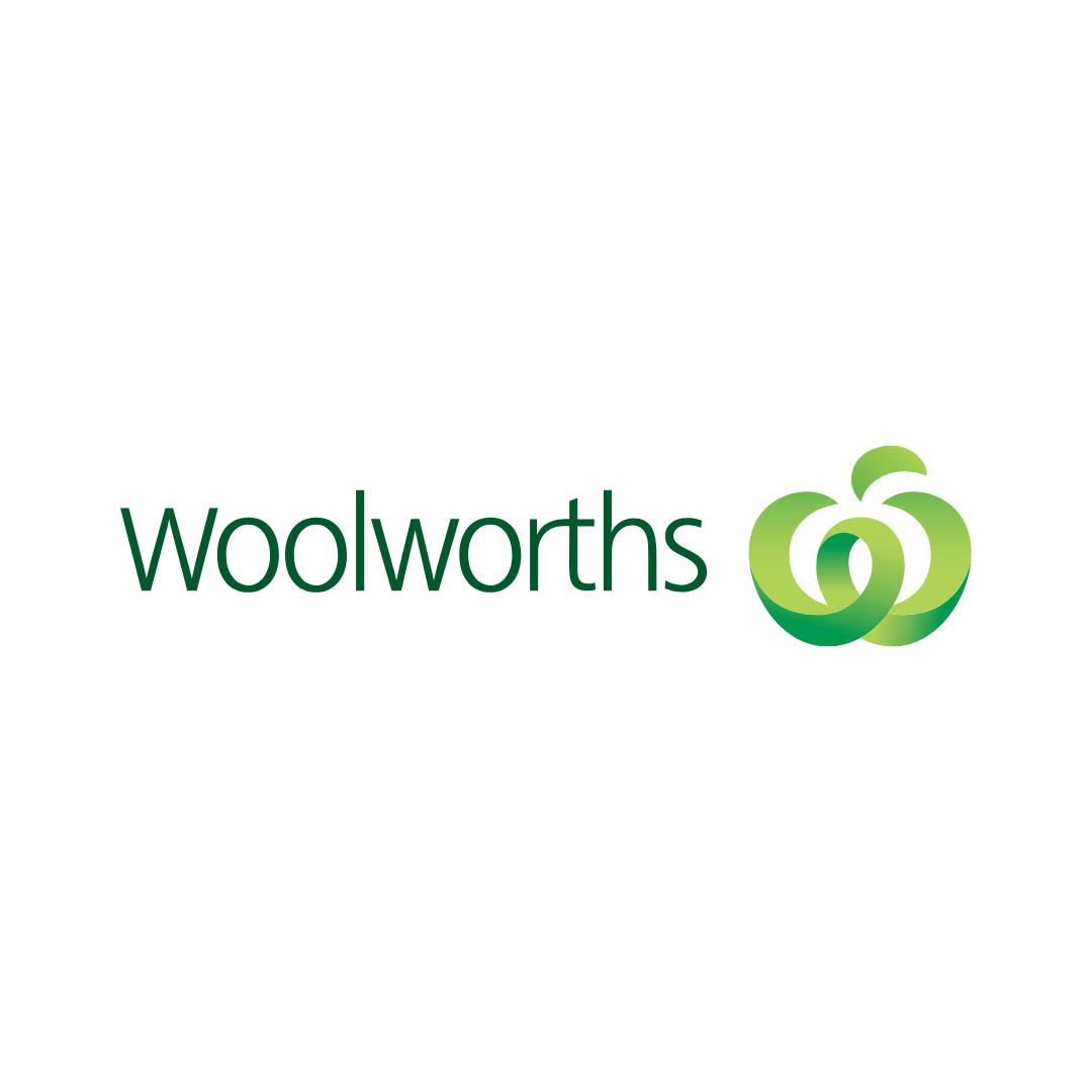Illustration of an AI assistant intelligently selecting grocery products from Woolworths for a user's online order.